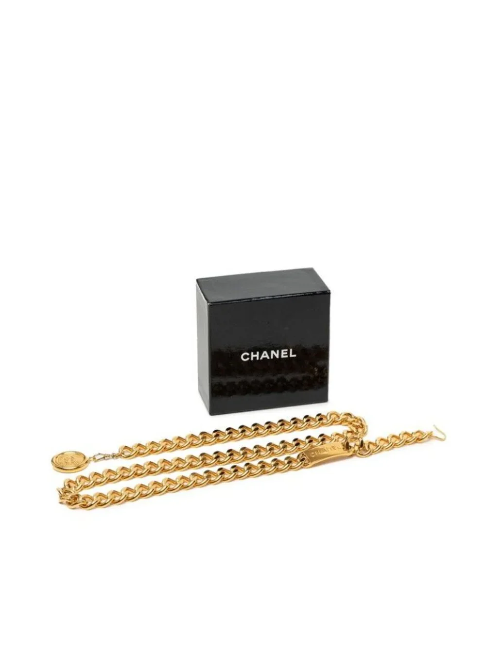 Chanel CC Logo 31 Rue Cambon Chain Belt Gold Plated